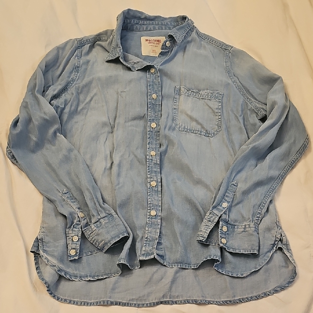 Mossimo Supply Co. Light Blue Denim Shirt
